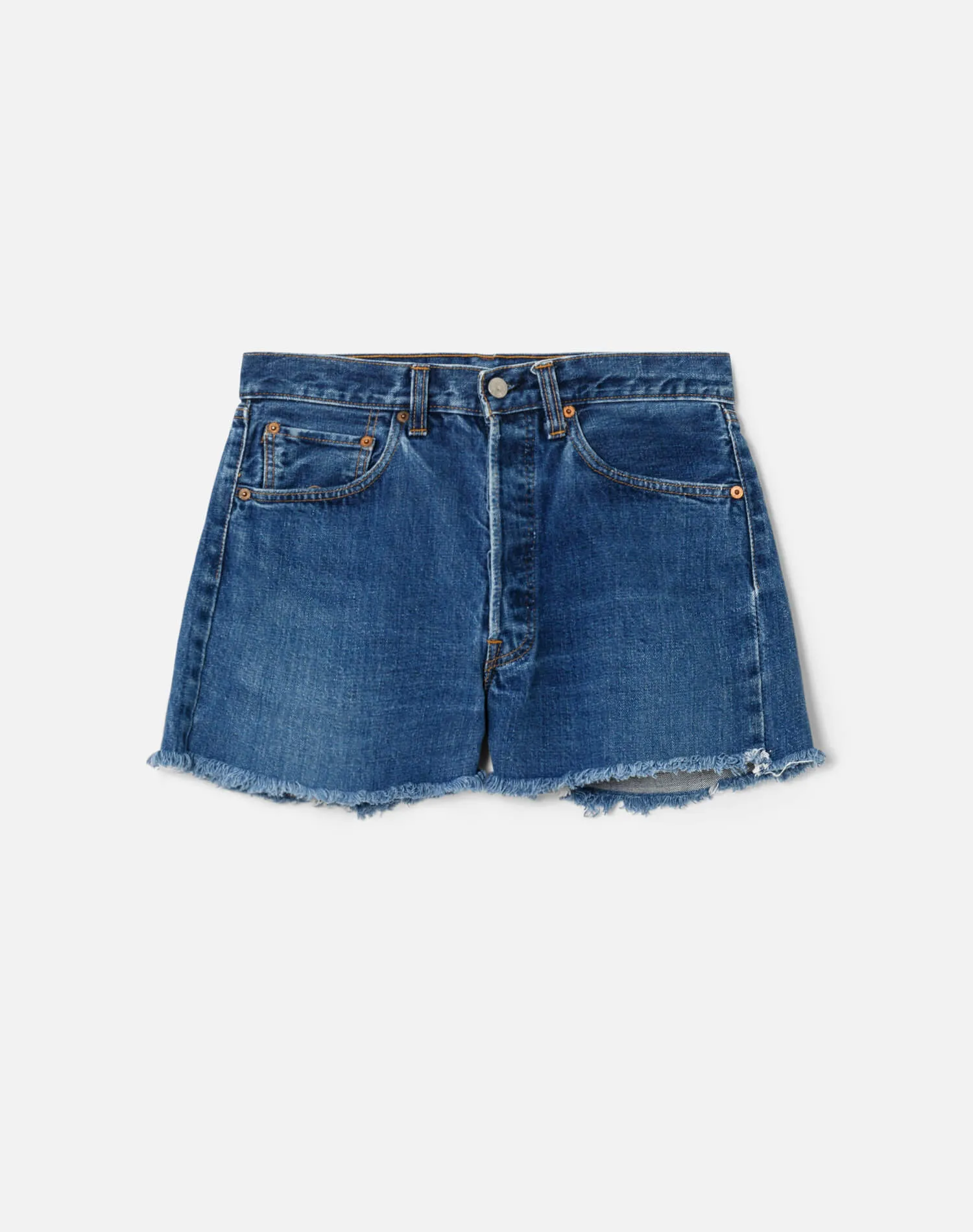60s Single Stitch Selvedge Big E Levi's 501 Shorts - #52