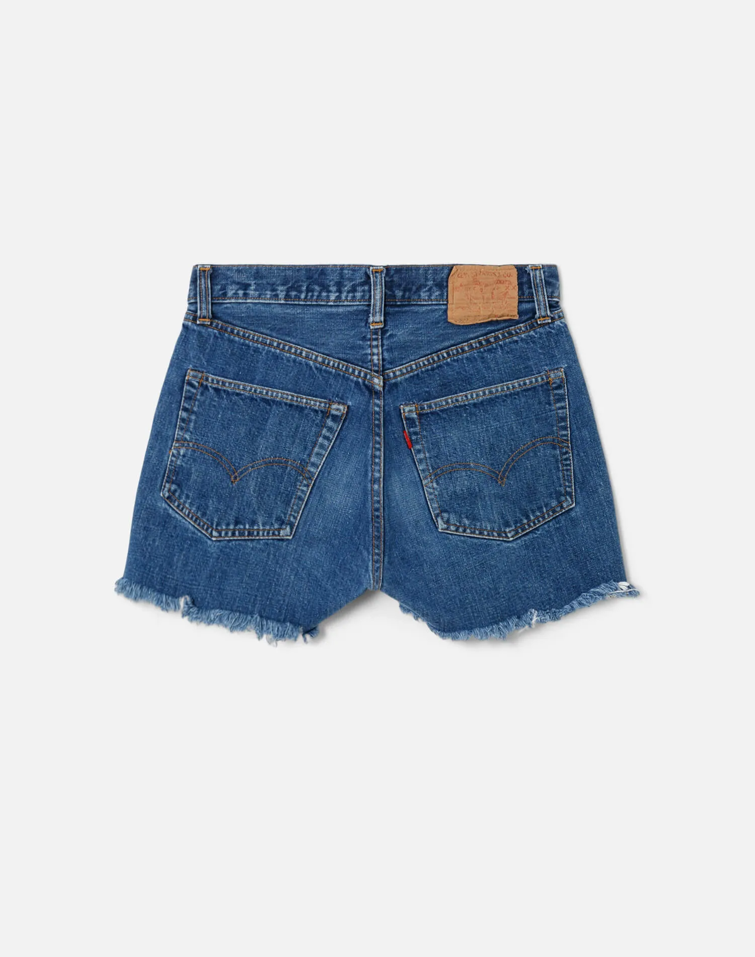 60s Single Stitch Selvedge Big E Levi's 501 Shorts - #52