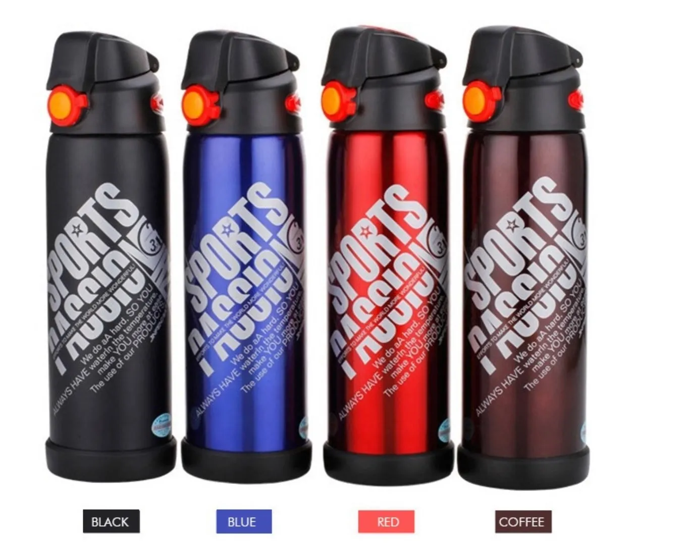 800ml Stainless Steel Insulated Hot Cold Water bottle