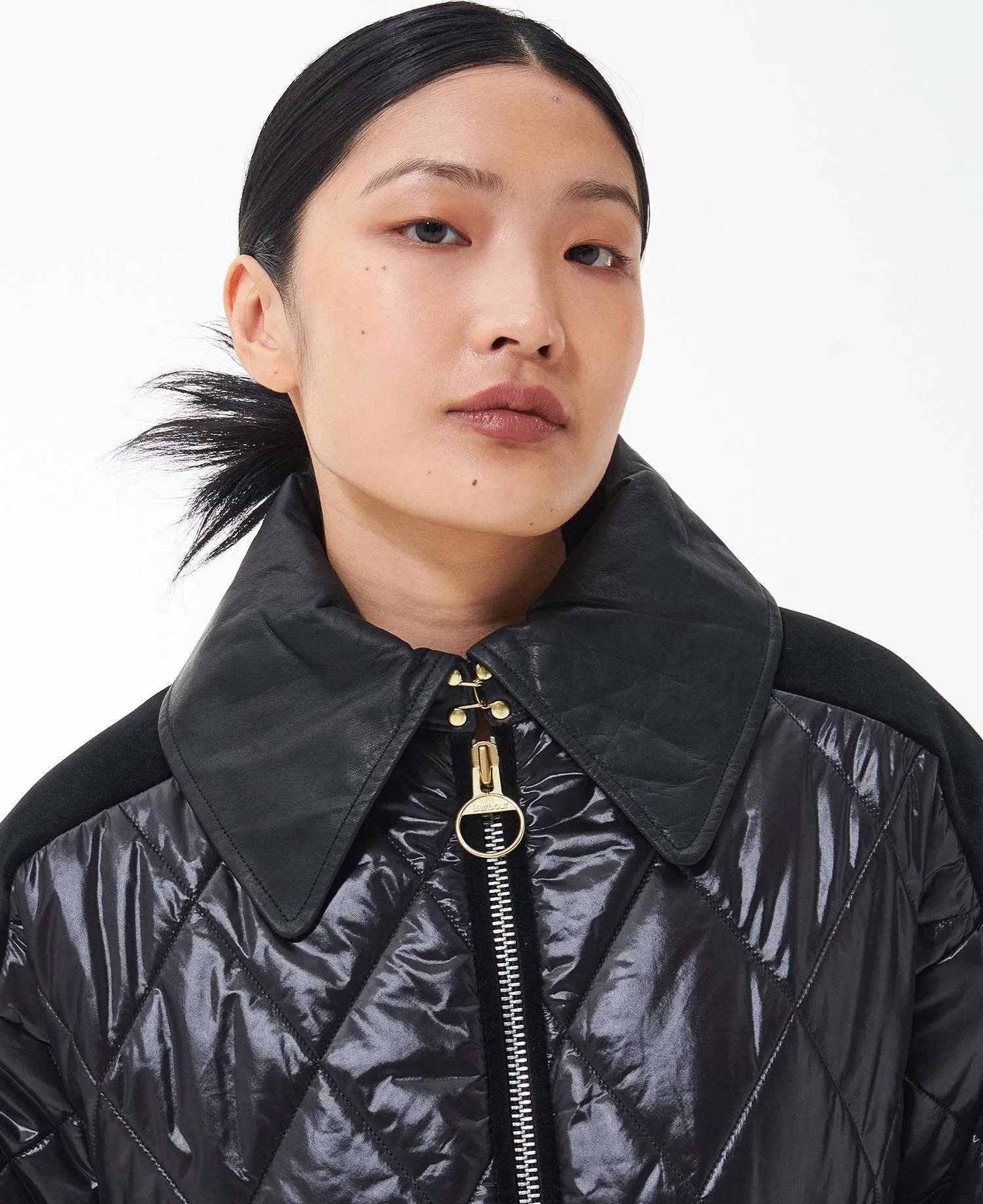Barbour Premium Woodhall Quilted Jacket Classic Black/Classic