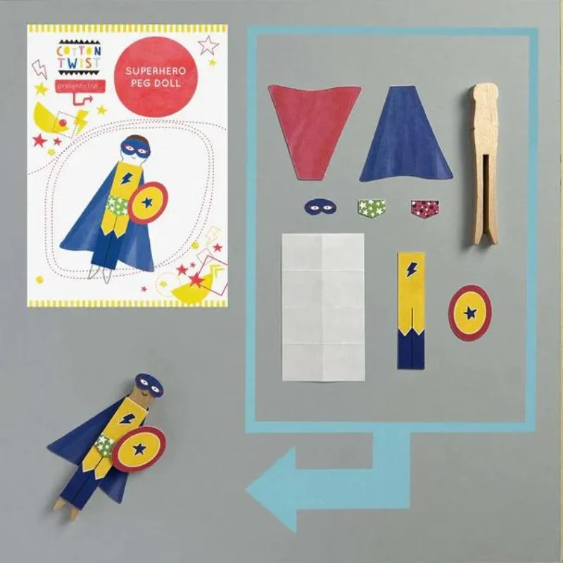 Cotton Twist: Make Your Own Superhero Peg Doll
