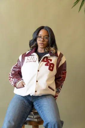LUX Delta Sigma Theta Leather Lettermen [PRE-ORDER SHIPS FEB 18]
