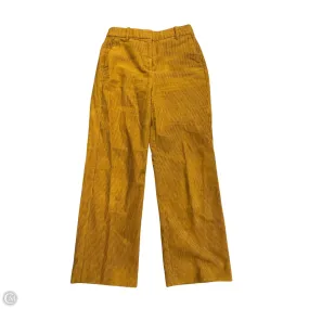 Pants Corduroy By J. Crew In Gold, Size: 0
