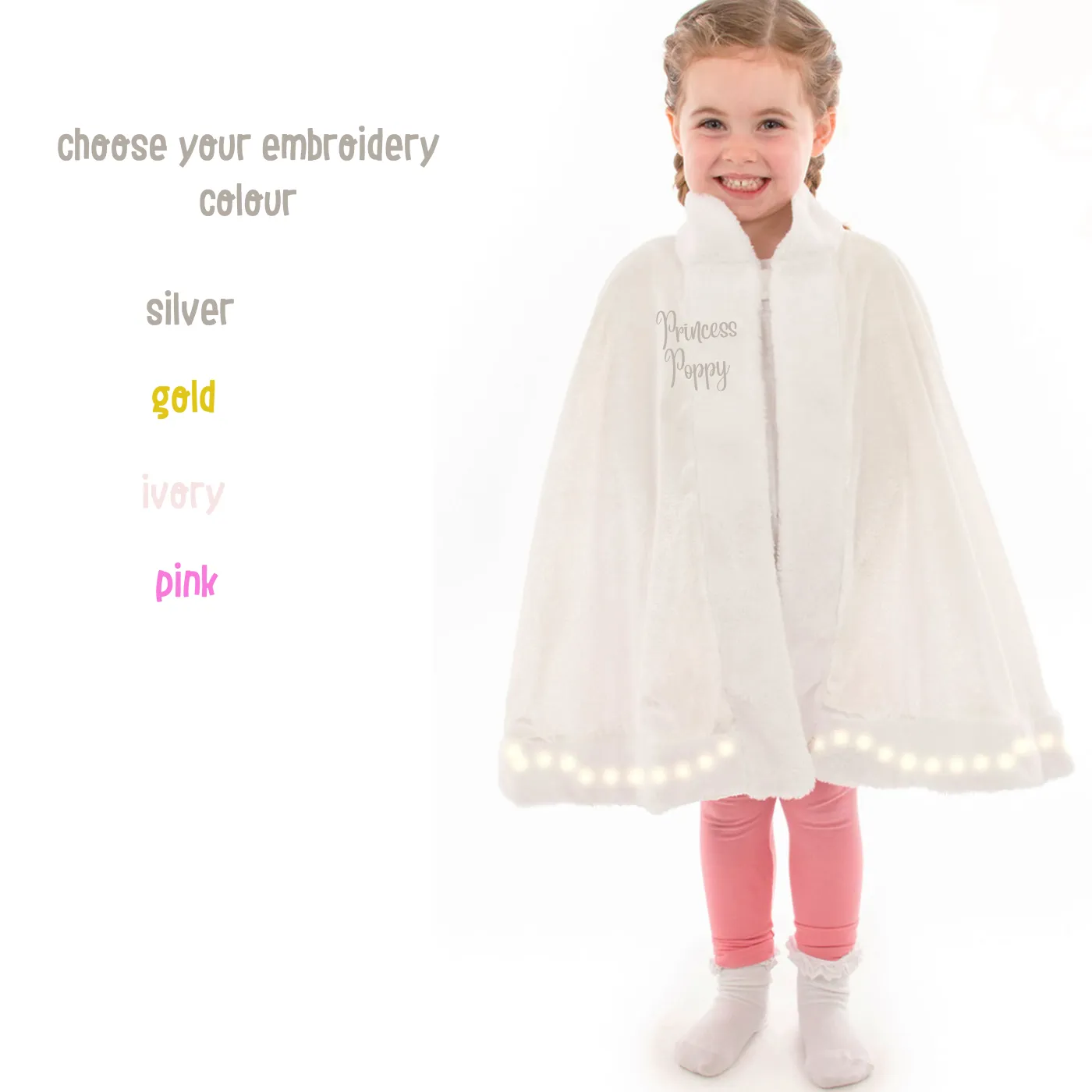 Personalised Light up Fairytale Cape