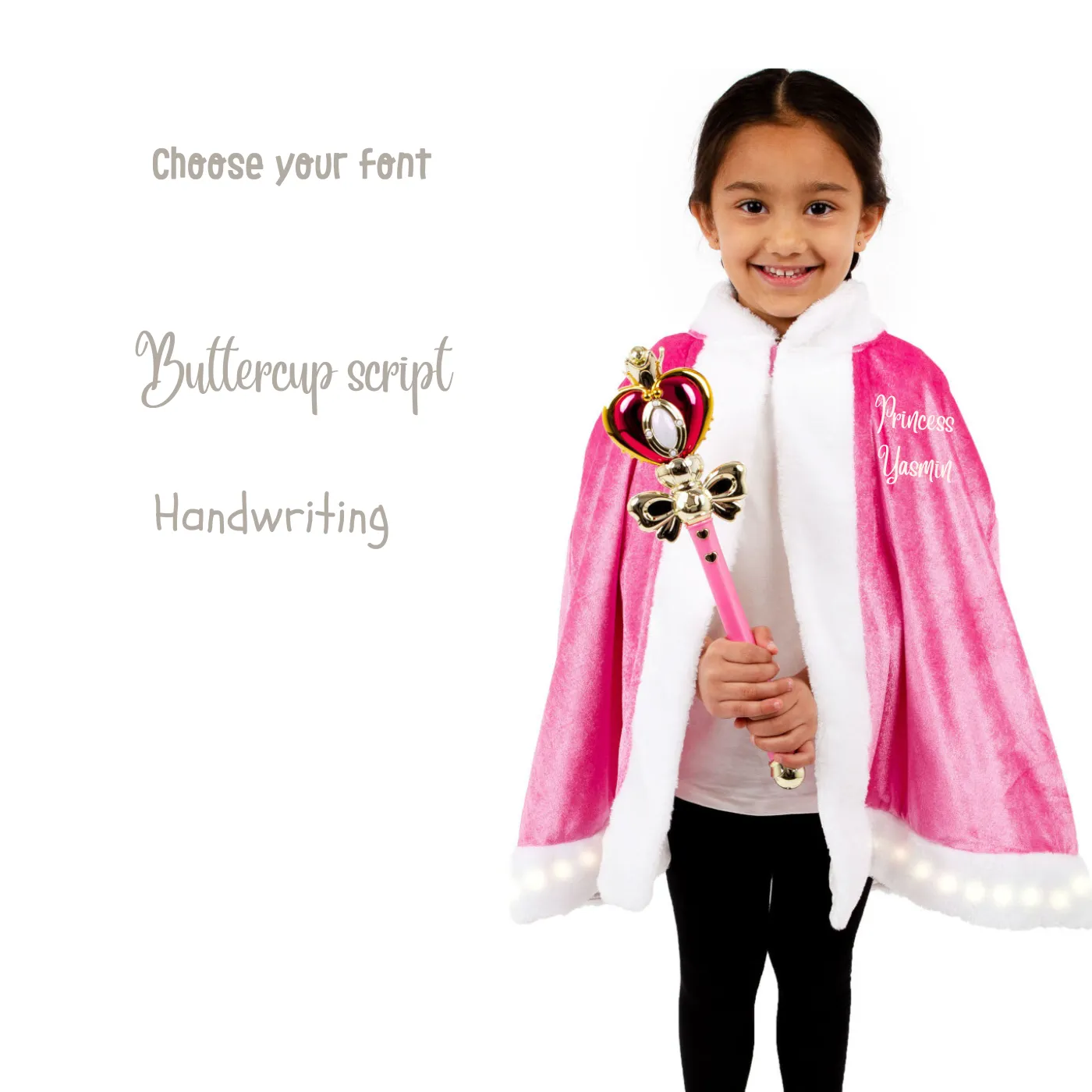 Personalised Light up Fairytale Cape